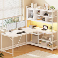 Shellsburg 58 W L Shape Computer Desk
