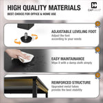 Black Modern Work Desk, Space-Saving Home Office Writing Desk, Multiple Options