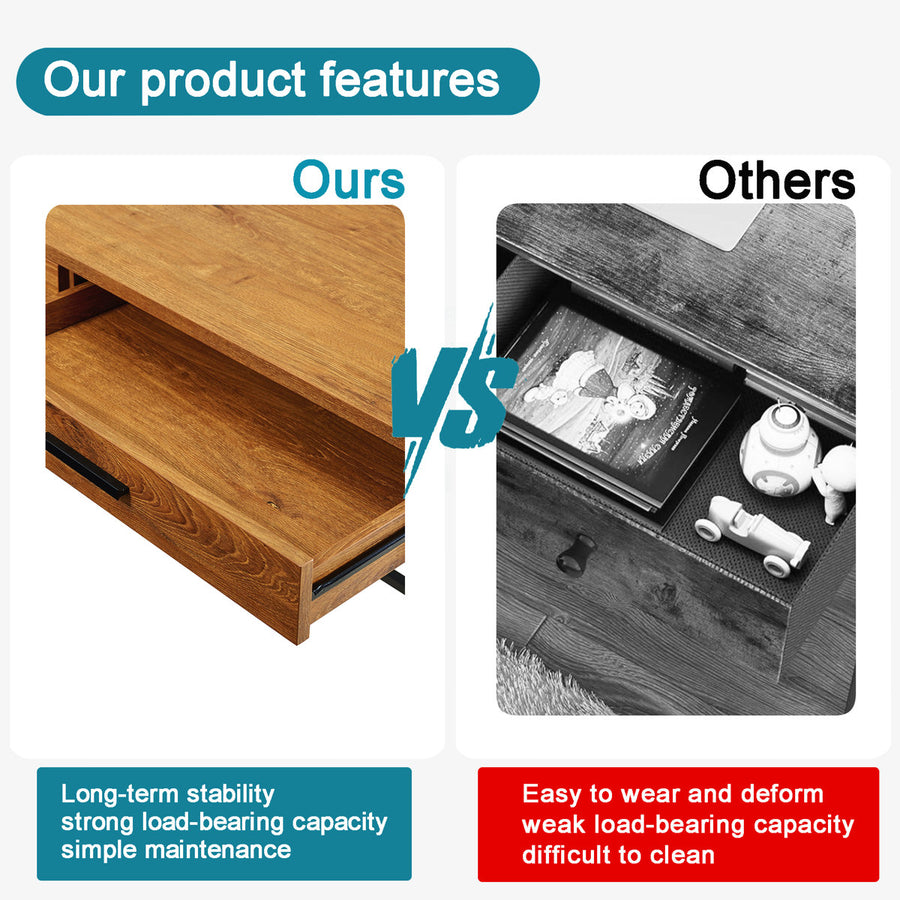 Harless Desk - 48" Modern Writing Desk with Storage Drawer