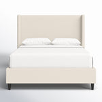 Ana Upholstered Wingback Platform Bed