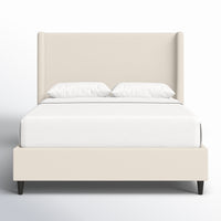 Ana Upholstered Wingback Platform Bed