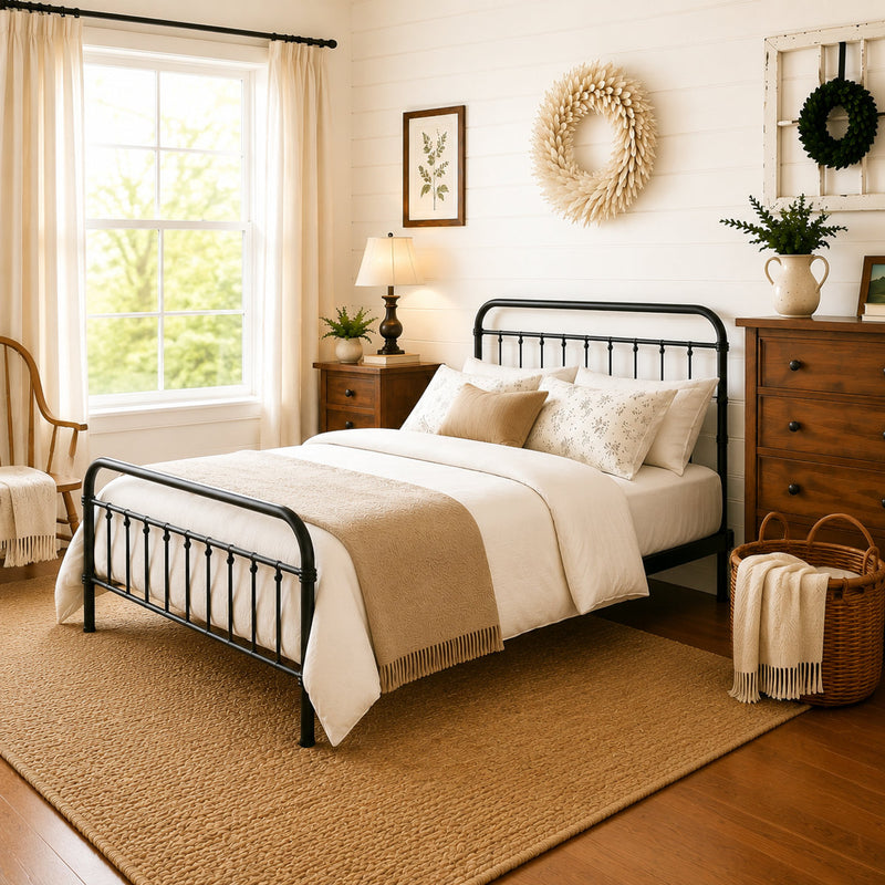Colina Metal Bed - Luxury Arts