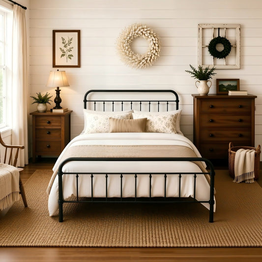Colina Metal Bed - Luxury Arts