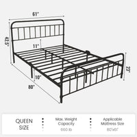 Colina Metal Bed - Luxury Arts