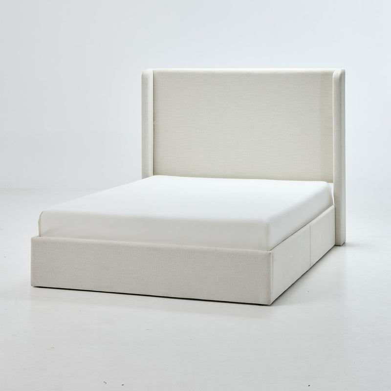 Carmen Upholstered Wingback Bed