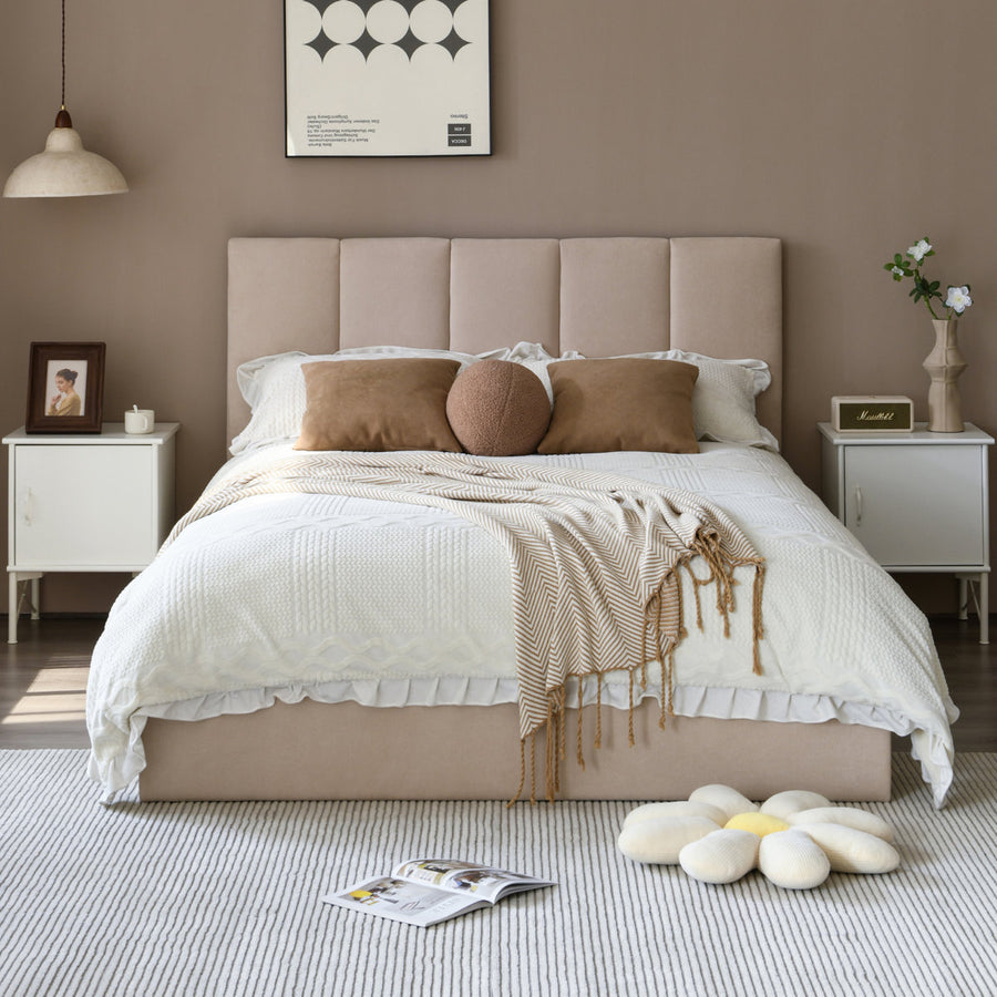 Juanetta Hydraulic Lift Up Storage Upholstered Platform Bed
