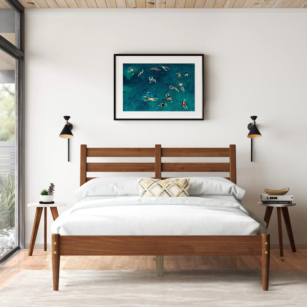 Ashlie Solid Wood Platform Bed