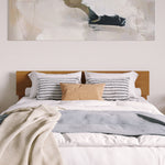 Orlando Solid Wood Platform Bed with Panel Footboard & Storage Drawers