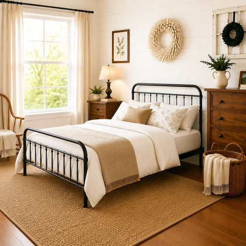 Colina Metal Bed (Queen)