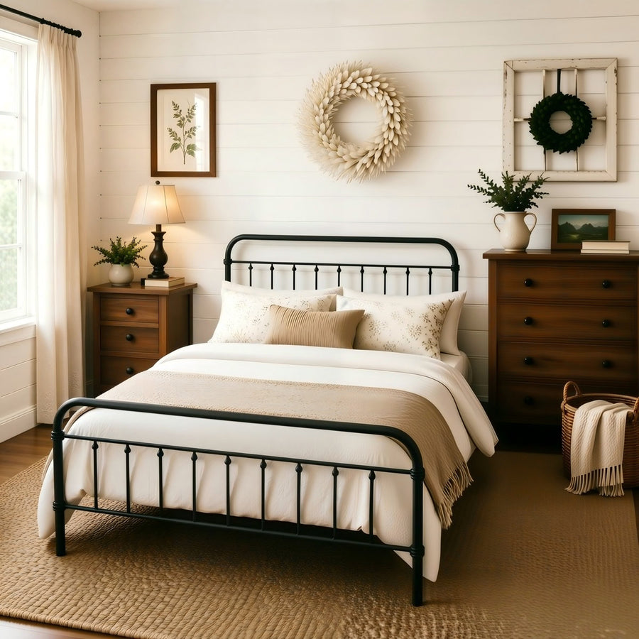 Colina Metal Bed (Queen)
