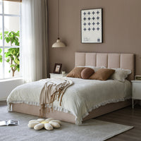 Juanetta Hydraulic Lift-Up Storage Upholstered Platform Bed (Queen) - Luxury Arts