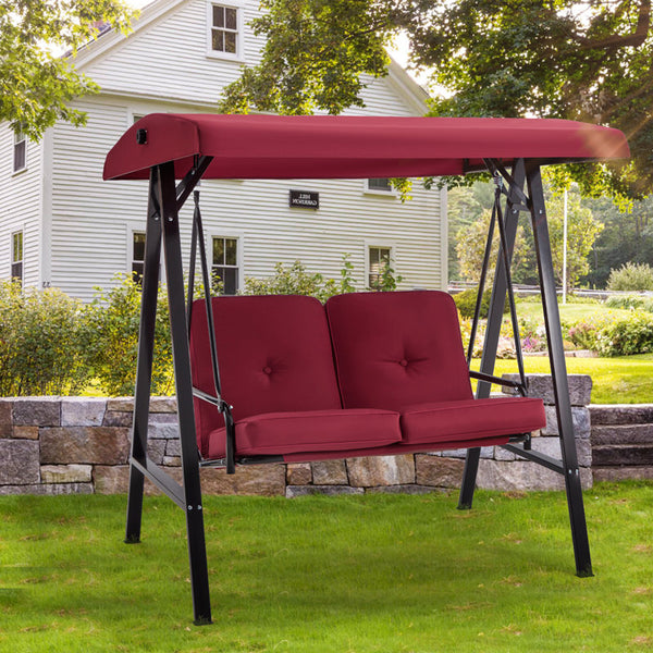 Gigette 2 Person Porch Swing with Canopy