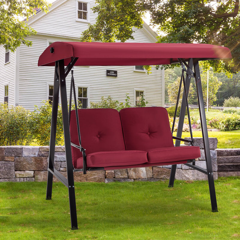 Gigette 2 Person Porch Swing with Canopy