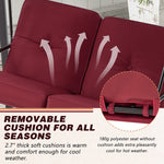 Gigette 2 Person Porch Swing with Canopy