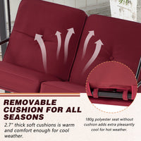 Gigette 2 Person Porch Swing with Canopy