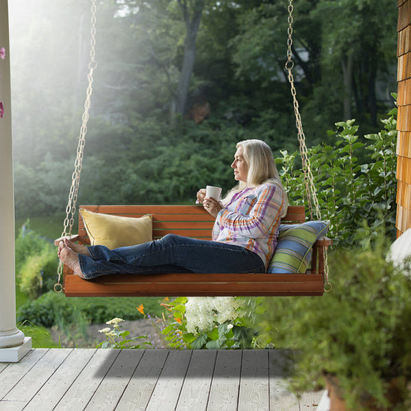 Katheryn 3 Person Porch Swing