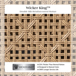 All-Weather Wicker Outdoor Patio Conversation Set with Acacia Wood Coffee