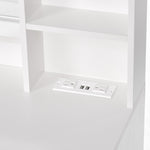 Adriel 39.4 Inch Makeup Vanity with LED Mirror, 7 Drawers & Stool