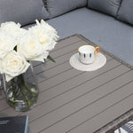 Atvars 8-Person Wicker Outdoor Sectional Seating Group with Storage Ottomans