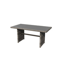 Atvars 8-Person Wicker Outdoor Sectional Seating Group with Storage Ottomans