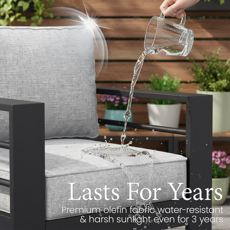 Alturas Searl Product 7 - Person Outdoor Seating Group with Cushions