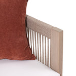 Clorie 4-Pieces Solid Wood Outdoor Sofa Seating Group with Cushions