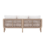 Clorie 4-Pieces Solid Wood Outdoor Sofa Seating Group with Cushions