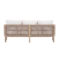 Clorie 4-Pieces Solid Wood Outdoor Sofa Seating Group with Cushions