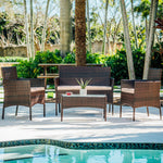 4-Person Outdoor Patio Conversation Seating Set
