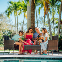4-Person Outdoor Patio Conversation Seating Set