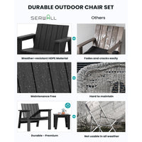 Aneel 2 - Person Patio Conversation Set