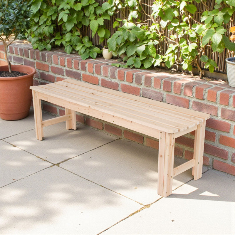 Heritage 5' Rustic Outdoor Patio Garden Bench