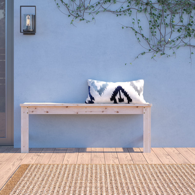Heritage 5' Rustic Outdoor Patio Garden Bench