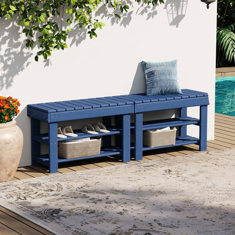 Belem HDPE Storage Bench