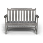Outdoor Patio Bench Weather-HDPE Resistant Bench Premium Outdoor Garden Loveseat