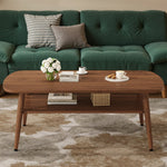 43.4" Coffee Table with Storage