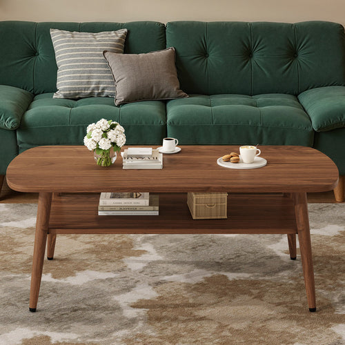 43.4" Coffee Table with Storage
