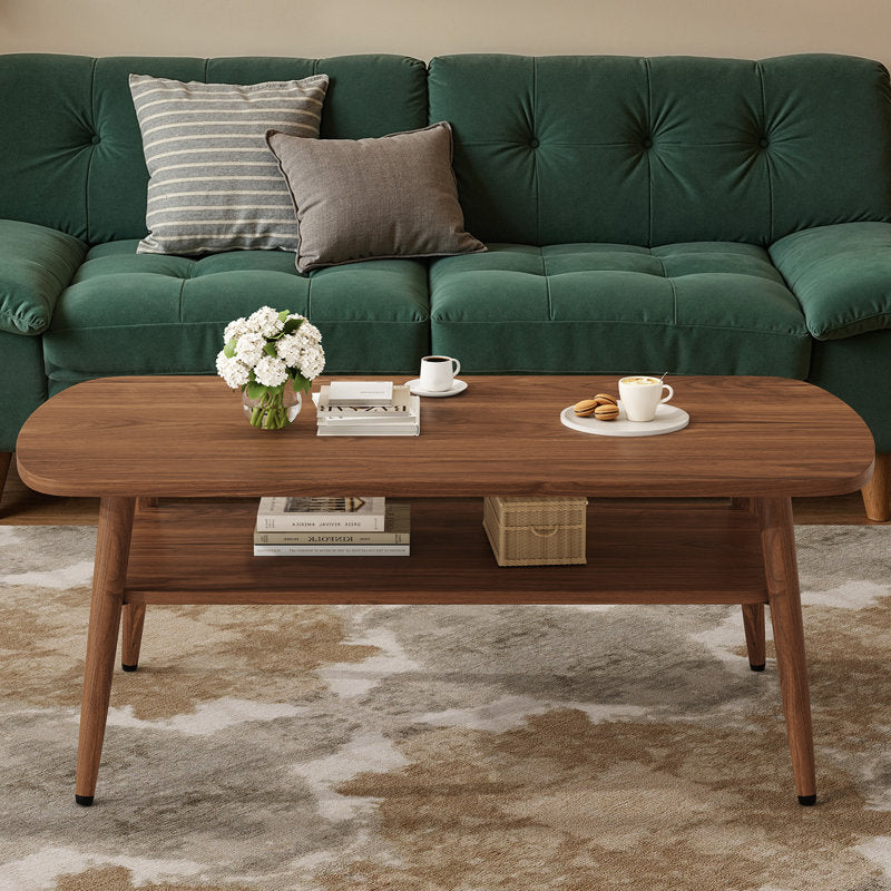43.4" Coffee Table with Storage