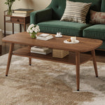 43.4" Coffee Table with Storage