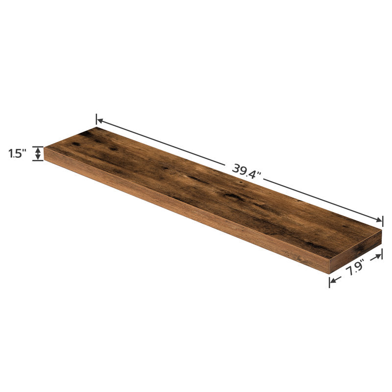 Kayleah 2 Piece Floating Shelf