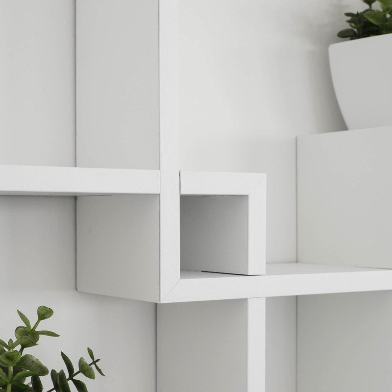 Intersecting Cube Accent Wall Shelf