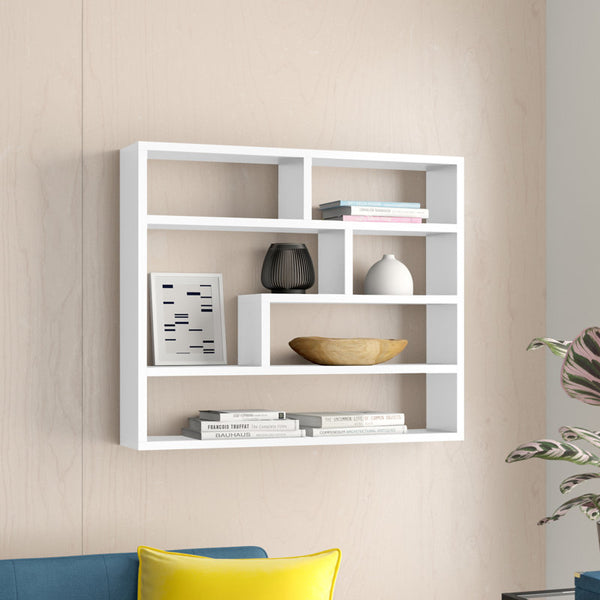 Gipe 7-Piece Cubby Shelf