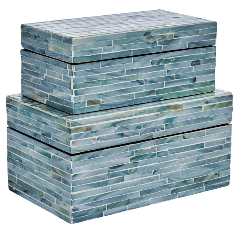 Prashant Handmade Mother of Pearl Decorative Box Set