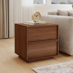 18.9" W Wooden Nightstand with 2 Drawers