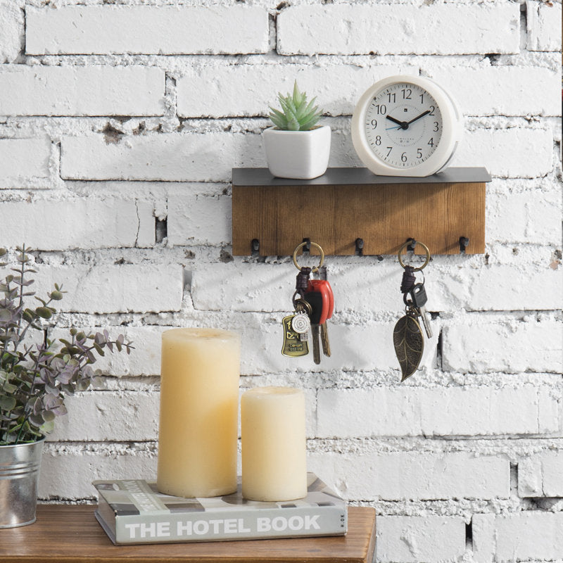 Wall Organizer with Key Hooks
