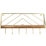 Laquitia Metal Wall Organizer with Key Hooks