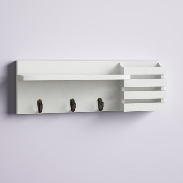 Speight Wall Mail Organizer with Key Hooks