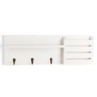 Speight Wall Mail Organizer with Key Hooks