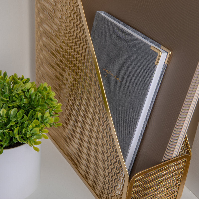 Ryder Premium Single Slot Desktop File and Magazine Holder