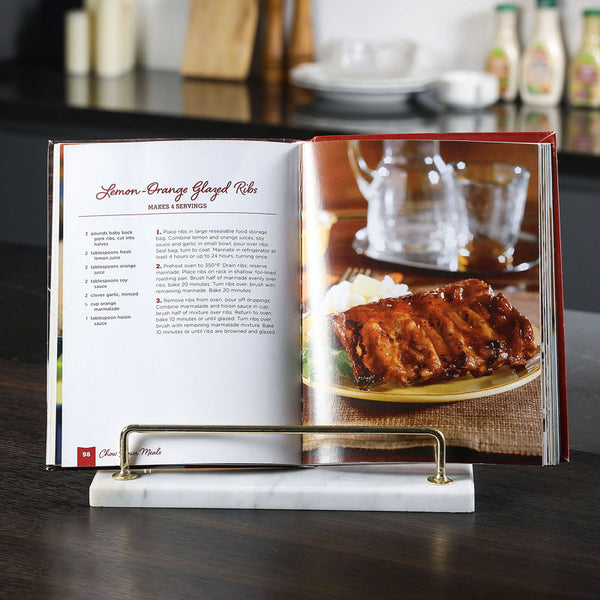 Earskin Marble Countertop Reading Magazine Holder
